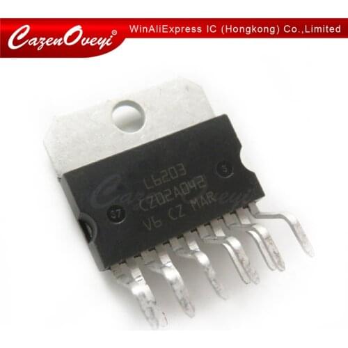 5pcs/lot L6203 ZIP-11 IC DRIVER FULL BRIDGE MULTIWAT 5A 12 V 48 V NEW In Stock