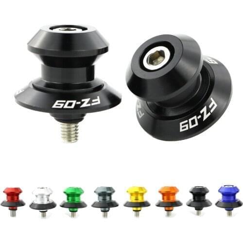 Fit For YAMAHA FZ09 FZ-09 2014 2015 2016 2017 2018 2019 Swing Arm Screw Sliders Spools Stand Bobbins CNC Aluminum Alloy