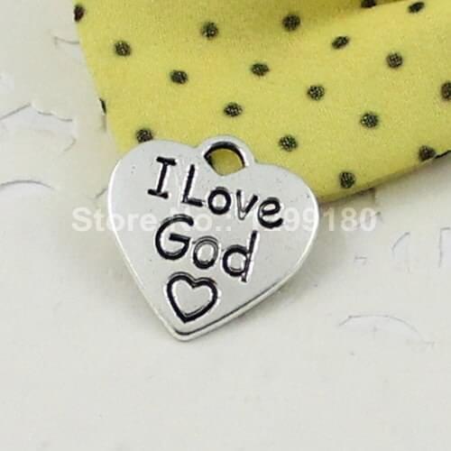 50pcs/lot Metal Zinc Alloy Silver Tone Heart Charm Pendant For Necklace DIY Jewelry Making Accessories 18x17mm K01614