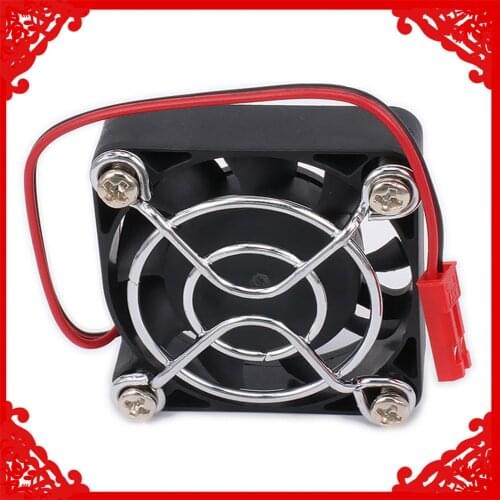 RCAWD Motor ESC Heatsink Heat Sink Single Cooling Fan 40 30 25 mm JST Plug For 1/8 RC Car Boat Motor HSP HPI Wltoys Himoto