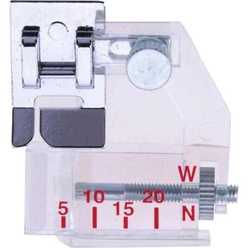 Adjustable Bias Binder Presser Foot Binding Feet Attachment for Sewing Machine Accessories