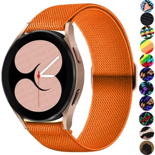 Nylon Solo loop strap For Samsung watch 3/Galaxy Active 2/Gear S3/amazfit Adjustable watchband bracelet Huawei GT/2/2E/Pro band