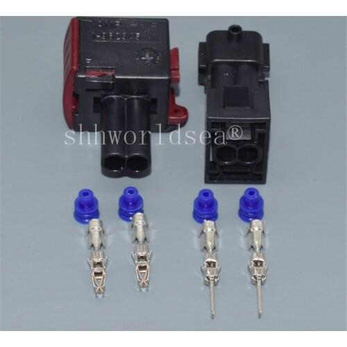 Shhworldsea 2P 1-962344-1 Female Male Automotive Electrical Waterproof Connector Harness Plug For Jungheinrich Electric Machines