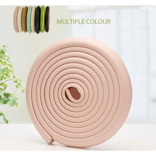 5M Thickening Baby Foam Bumper Infant Silicone Corners Furniture Bumper Corner Cushion Children Safety Table Corner Protectors