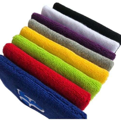 1pc 100% cotton Sport Bracers Wristbands tennis racket tennis racquet wristband basketball sports support