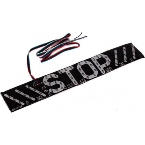 LED Motorcycle Light Flash STOP Moto Indicator Lamp Brake Turn Signal Driving Taillight Warning Day Light