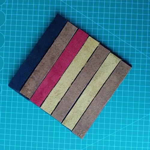 2.0mm thick Oil leather Strop Compound for Ruixin pro knife sharpener sharpening stone metal polishing paste color random