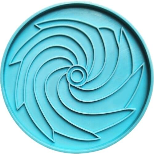 Tornado Coaster Epoxy Resin Mold Cup Mat Mug Pad Silicone Mould DIY Crafts Tool F3MF