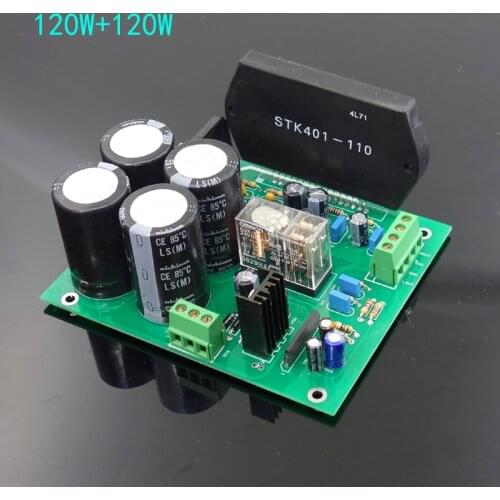 WEILIANG STK401-140/110 stereo AMP High power 120W+120W thick film hifi amplifier board /KIT