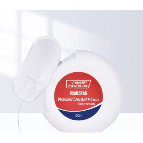 50M Micro wax Peppermint flavor Dental Flosser Interdental Brushes Teeth Stick Toothpicks Floss Pick Oral Hygiene clean wire