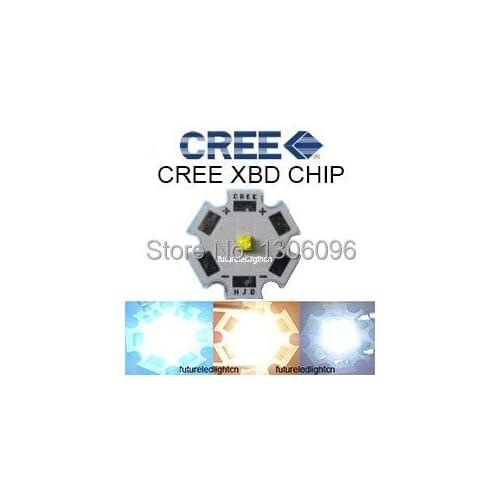 10pcs X Cree XBD XB-D 3W LED Emitter Chip Warm White 3000-3200K; Cold White 6300-6500K RED GREEN BLUE LED CHIP with 16MM PCB