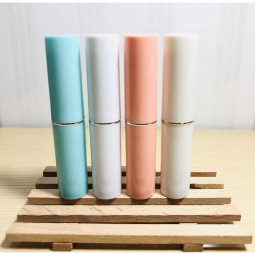 50/100pcs Slim White Cosmetic Lip Balm Container Directly Filling Bottle Empty Lipstick Tubes DIY Orange Green Lip Makeup Tool
