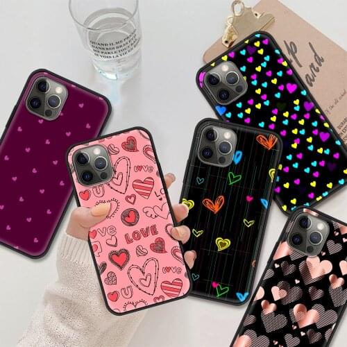 Phone Case For iPhone 11 12 pro max Baseus Soft Para for iphone XS XR X 8 7 6 6S Plus SE 12mini capinhas Cute Love Heart
