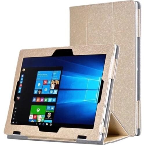 Silking PU Leather Case Cover for Lenovo Miix 320-10ICR Miix320 Miix 320 Tablet 10.1 inch +Clear Screen Protector Film