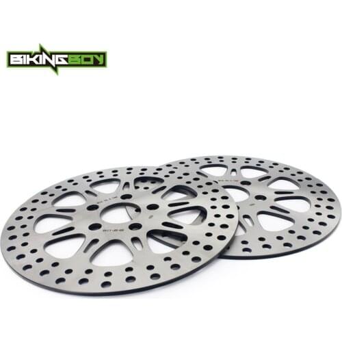BIKINGBOY Front Brake Discs Disks Rotors FLHTC Electra Glide FLHTCU FLTC Tour Glide Classic FLHR Road King 94 95 96 97 98 99