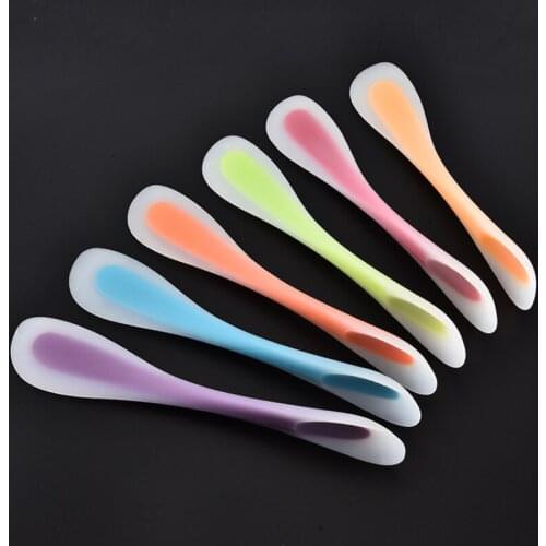Double Head Silicone Scraper Multi-Function One Piece Silicon Scraper Kitchen Tools Accessories Reusable Baking Supplies