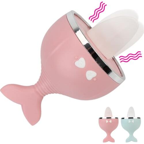 Sex Shop Nipple Vagina Vibrators Tongue Oral Licking 12 Speed Sex Toys for Women Clitoris Stimulator Erotic