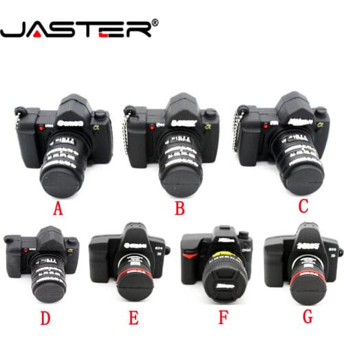 JASTER 64GB Camera shape usb flash drive memory pendrive stick 64gb/32GB/4GB/8GB/16GB USB Flash Pen Drive Thumb Camera gift