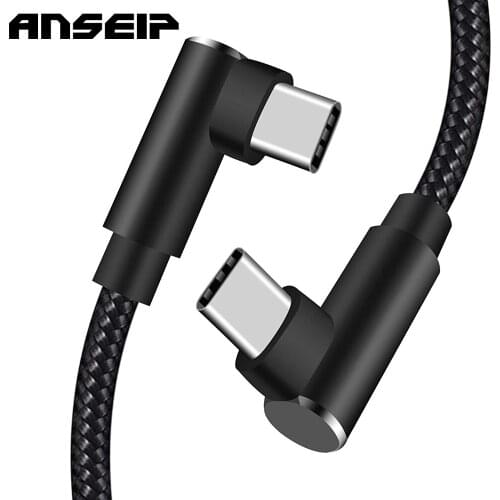 ANSEIP PD 20w fast usb charger cable Type C to Type c 3A Fast Charging cable For Xiaomi 11 HUAWEI Samsung data Sync charger cord