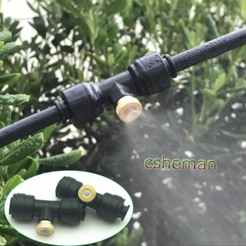 Misting Nozzles Kit Fog Nozzles For Patio Misting System Outdoor Cooling System Garden Water spray Irrigation sprinkler 100 sets