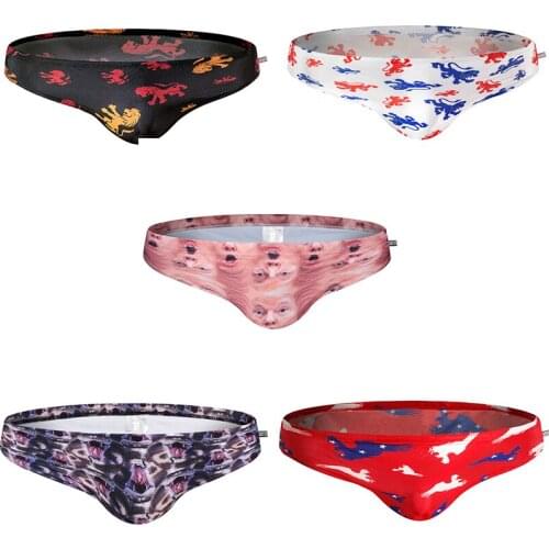 New Hot-Selling Mens Swimming Trunks Fashion Swimming Surf Shorts Boys Swimming Shorts Sexy Color Changing Swimsuit Brave Guy