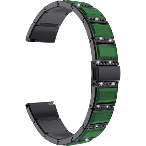 Ceramic Stainless Steel Strap For Samsung Galaxy Watch 3 45MM/45MM LTE Smart Bracelets Replace Wrist Band For Galaxy Watch 46MM