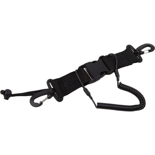 Scuba Diving Dive Canoe Camera Lanyard With Quick Release Buckle And Clips For Under Kayaking Swimming Sports Accessory