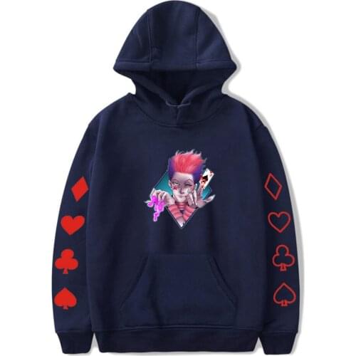 Hisoka Hoodies Men/women Fashion Hip Hop Harajuku High Quality Sweatshirt Men/women Hunter X Hunter Hoodies Men XXS-4XL