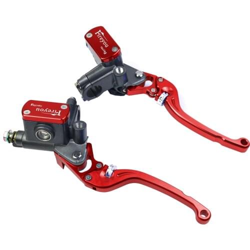 Motorcycle brake clutch pump lever master cylinder universal set kit 7/8" 22mm for yamaha honda suzuki kawasaki hydraulic lever