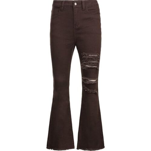 Vintage Y2K Orange/Brown Jeans Women Streetwear Loose High Waist Trousers Harajuku Fashion Cotton Denim Sweatpants Cuteandpsycho