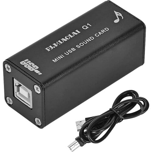 HiFi Computer Fever Audio USB External Portable Sound Card With PCM2704 USB Decoding Chip DIY Audio Speaker Power Home Amplifier