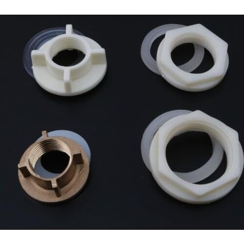 1/2" 3/4" plastic/brass thread nuts 1/2 inch connector nuts for garden irrigation aquarium fish tank fittings 1pc