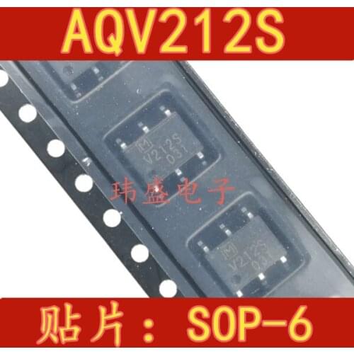 10pcs AQV212S V212S SOP-6