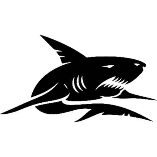 Car Sticker Animal Angry Shark Windscreen Automobiles Accessories Vinyl Decals for BMW VW Audi Octavia Gti,20cm*11cm