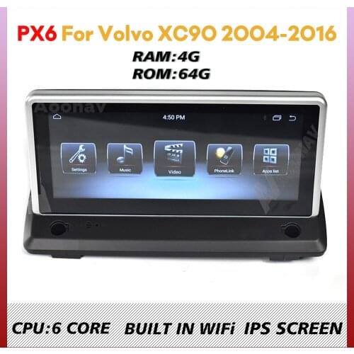 For Volvo Xc90 2004 2005-2016 2Din Px6 Car Stereo Tape Recorder Car Touch Screen Video Radio Multimedia Player Gps Navigation