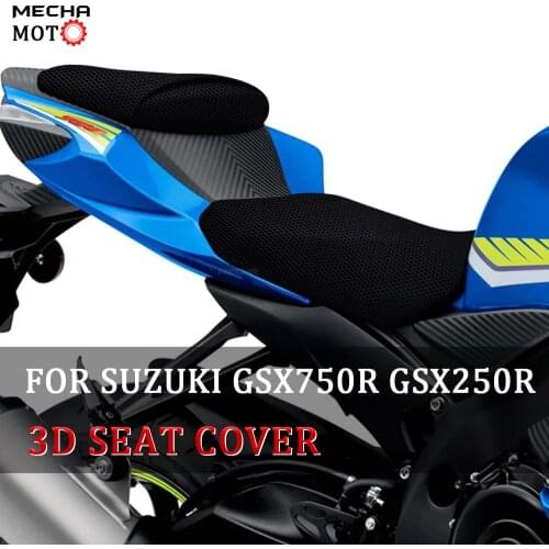 For suzuki gsxr 750 gsx750r gsx 750r gsx250r gsx250 r Summer seat cover suitable for breathable 3D mesh seat cover cushioning