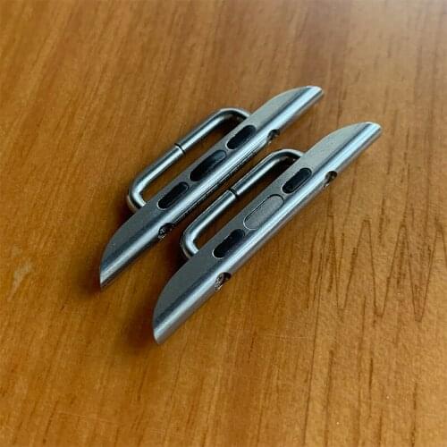 14mm Width High Quality Stainless Steel Connector Case for Apple Watch Series se 6 5 4 3 2 1 Replacement Belt Adapter Accessory