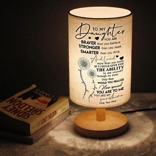 MomTo My daughter Wood LED Lights Decoration Table Lamp Living Room Learning Table Lamps For Bedroom Home Deco Bedside Bed Lamp