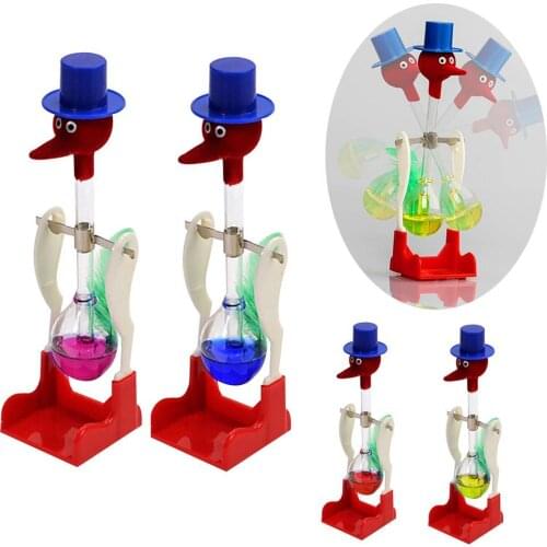 Creative Non-Stop Liquid Drinking Glass Lucky Bird Duck Bobbing Magic Prank Toy Drinking Glass Lucky Bird Duck Bobbing Magic Pra