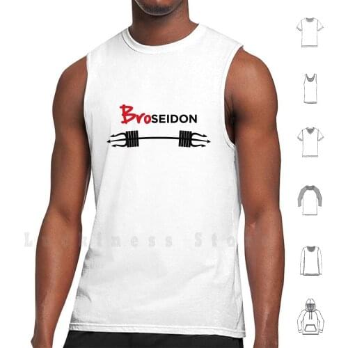 Broseidon Tank Tops Vest Sleeveless Broseidon Lifting Weightlifting Powerlifting Strongman Bodybuilding Gym Workout Bro