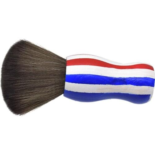 Soft Black Neck Face Duster Brushes Barber Hair Clean Hairbrush Salon Cutting Hairdressing Styling Makeup Tool