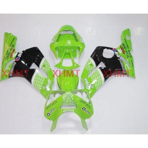 For Ninja Zx-6r 2003 - 2004 Fairings Zx6r 03 Abs Fairing for Kawasaki Zx6r 2003 Blue Raindrops Full Body Kits