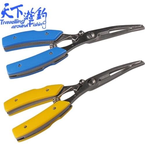 Travelling around Fishing Scissors Stainless Steel Lure Fishing Pliers Fishing Accessories Tool Tackle Boxes Alicate De Pesca