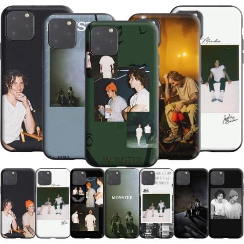 Shawn Mendes Justin Bieber Monster Silicone Case for Apple iPhone 13 12 Mini 11 Pro XS X XR Max 8 7 6S 6 Plus SE 5S