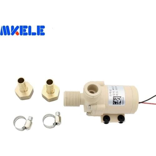 Solar Water Pump DC12V/24V Brushless Silent High Temperature Solar Electric Gas Water Heater Circulating Booster Pump