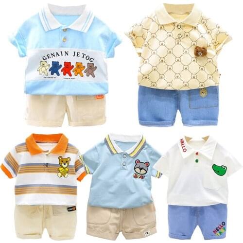 2021 Summer Girls Boys Casual Clothing Sets Kids Clothing for Children Outfits T-shirt+ Pants 2pcs Clothes Boys Tracksuits