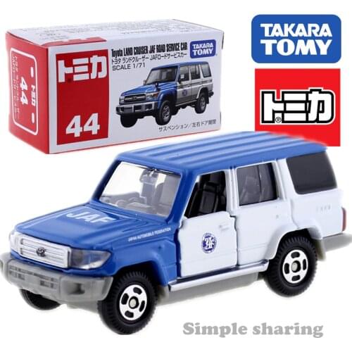 TAKARA TOMY TOMICA No.44 TOYOTA LAND CRUISER JAF SERVICE Off Road CAR DIECAST BABY TOYS CollectiBLES FUNNY KIDS DOLLS