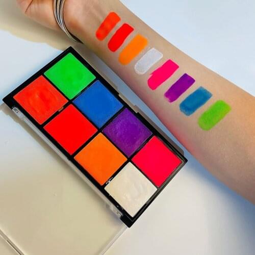 Water-soluble Face Painting Private Label Customized High Pigmentation Easy To Clean Diy Face Creative Body Painting Pigment
