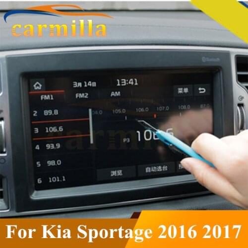GPS Navigation Screen Protective Toughened Glass Film Cover Sticker For Kia All New Sportage New Sportage QL KX5 2017 Acc