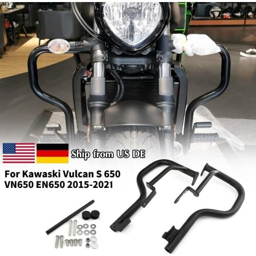For Kawasaki Vulcan S 650 VN650 EN650 2015 16 2017 2018 2019 2020 Motorcycle Engine Guard Crash Bar Stunt Cage Protector Bumper